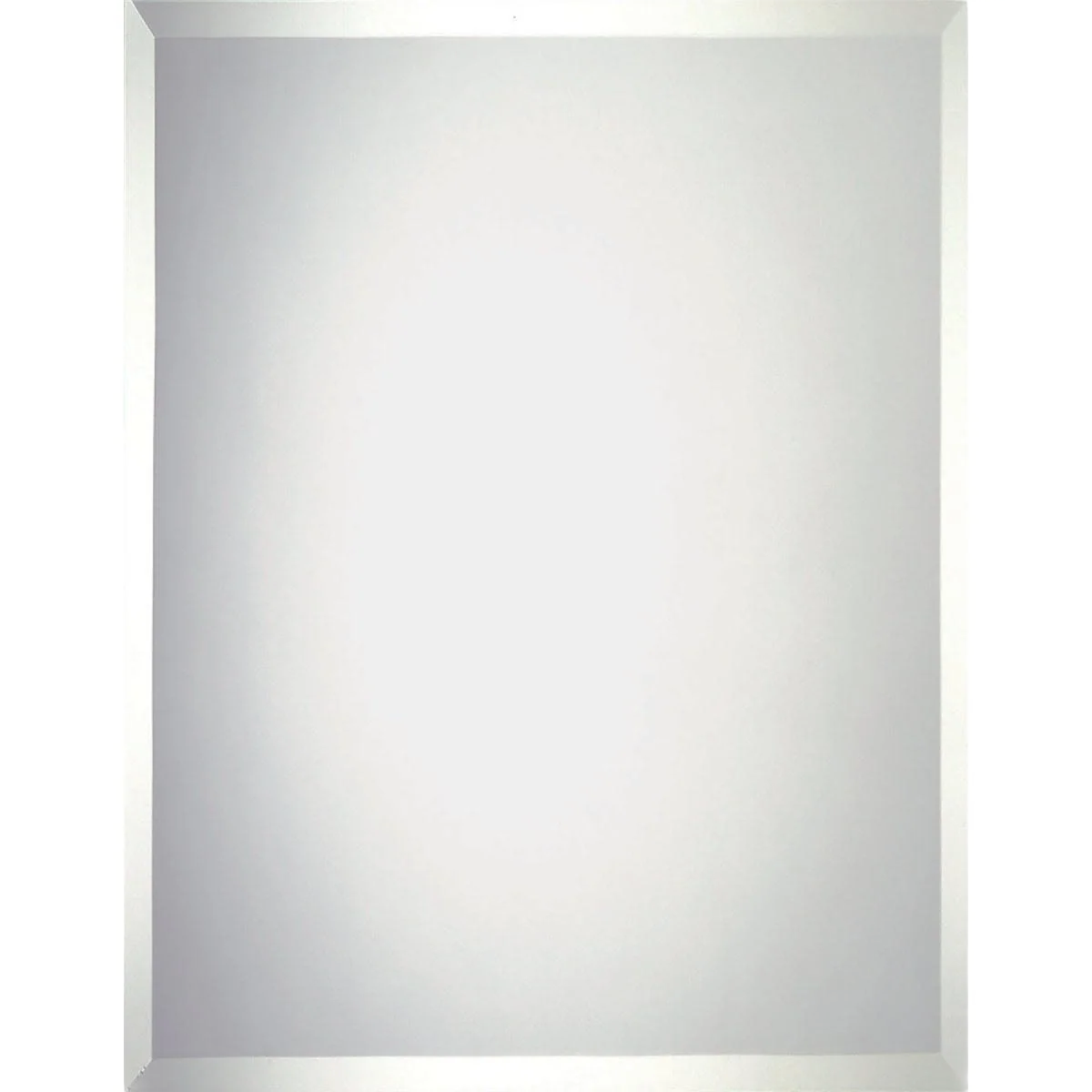Minimalist Erias Home Designs Frameless Beveled Edge Wall Mirror 36 x 48 in. Elite