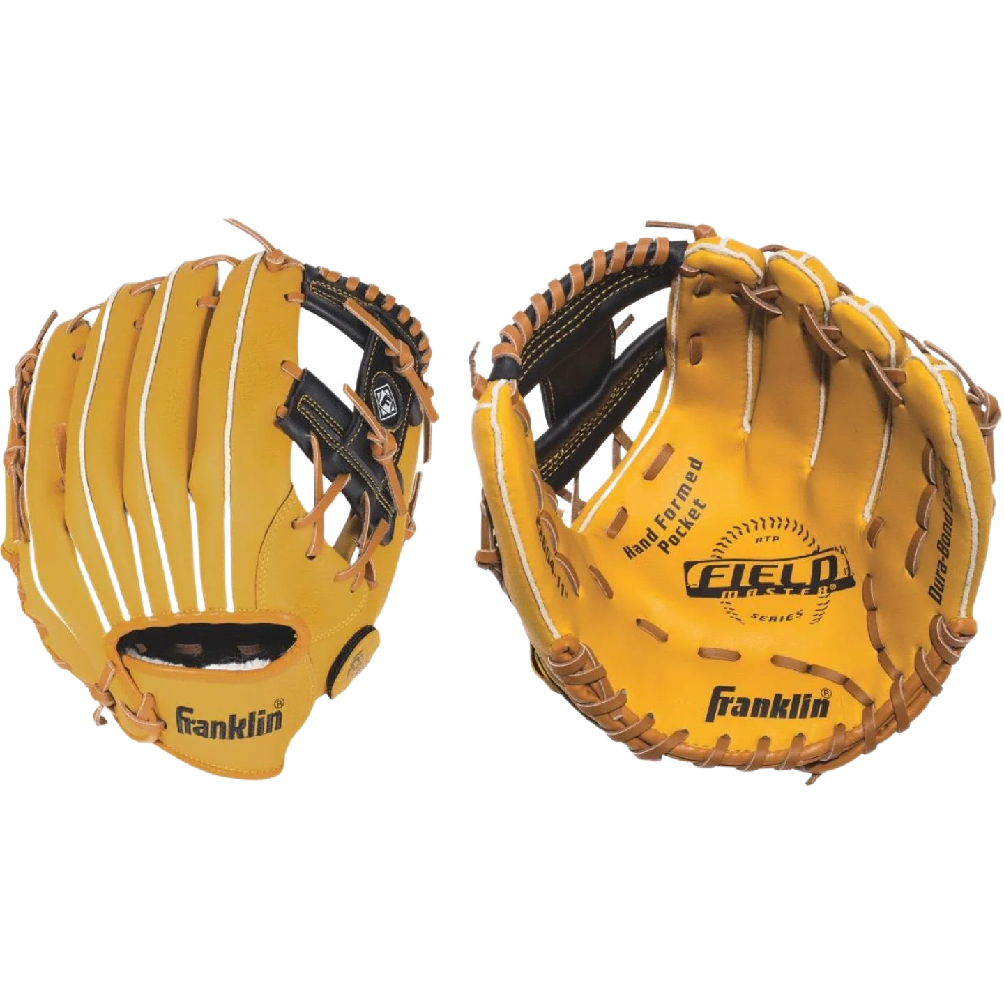 Certified Franklin Sports Field Master Series Youth Baseball Glove 11 in. Organic