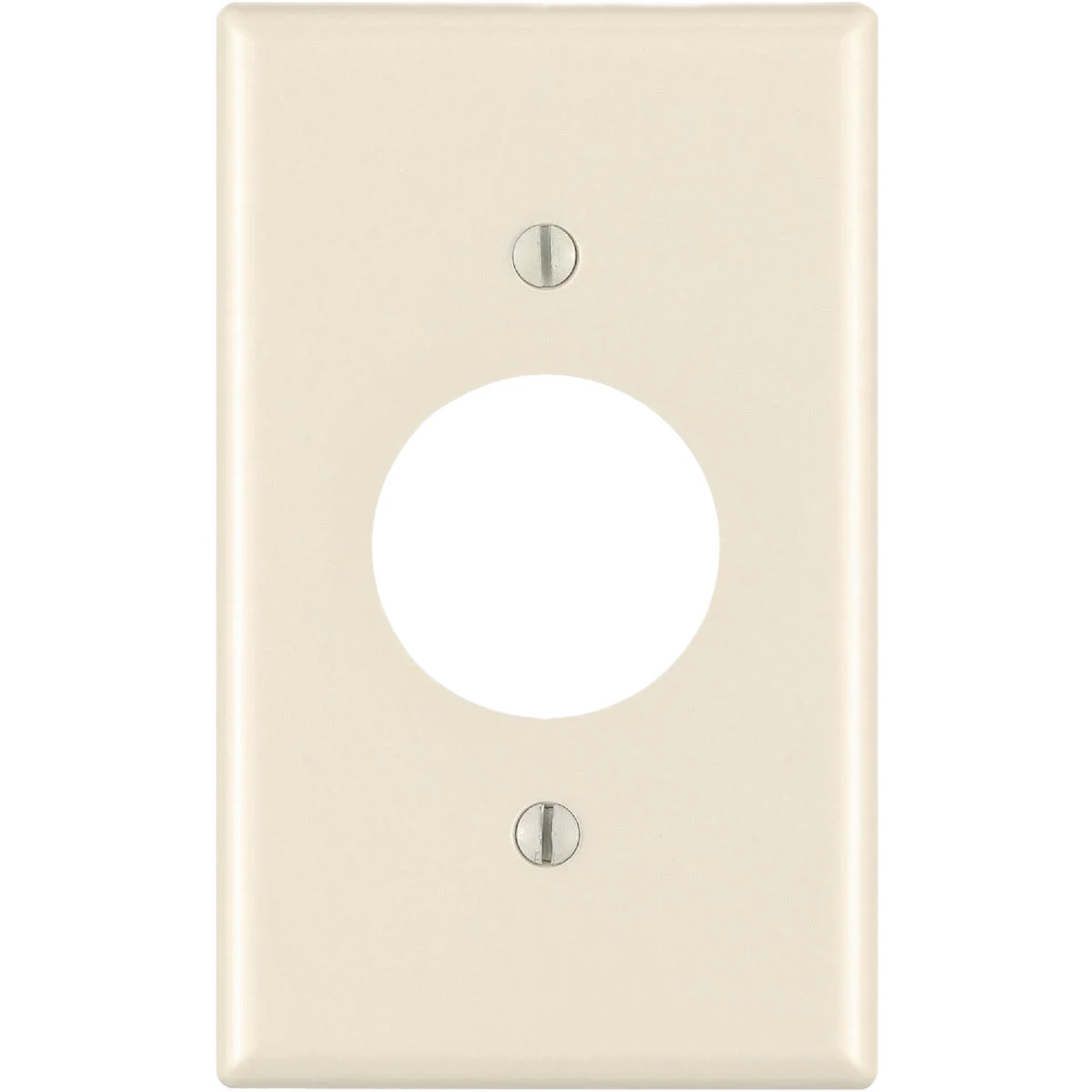Modern Leviton 1-Gang Single Almond Outlet Wall Plate Superior