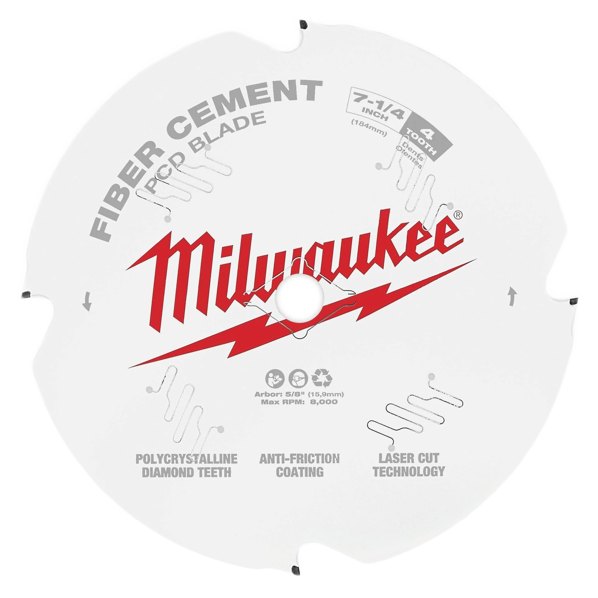 Proven Milwaukee 7-1 4 Fiber Cement Circular Saw Blade Next-Generation