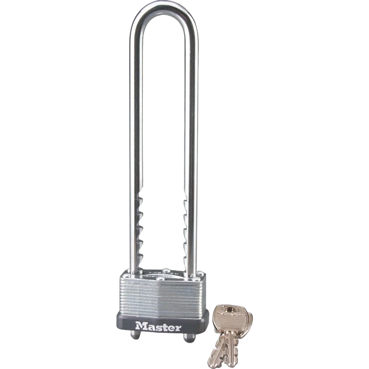 Professional Master Lock 1-3 4 W. Warded Keyed Different Padlock with 2-3 4 To 5-3 8 Adjustable Shackle Minimalist