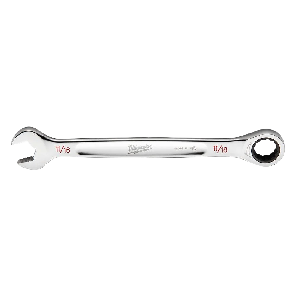 First-Class Milwaukee 11 16 SAE Ratcheting Combination Wrench Clean