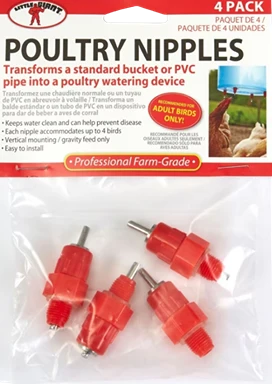Selected Little Giant Poultry Watering Nipple 4-Pack Exclusive