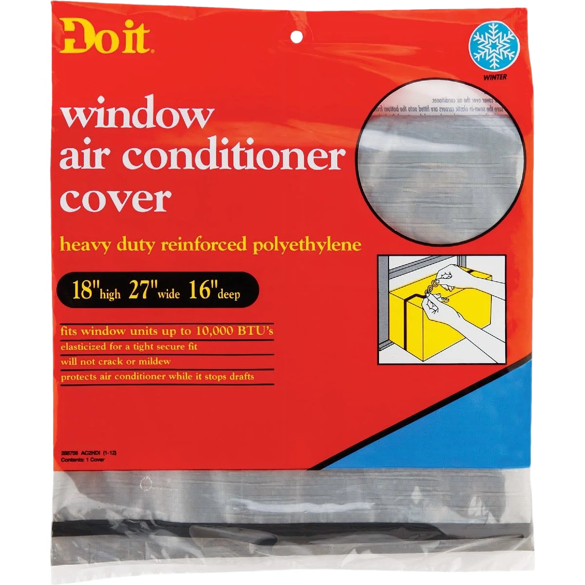 Crafted Do it Air Conditioner Cover 18 x 27 x 16 in. Exceptional