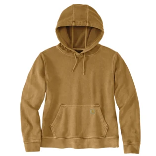 Fast Carhartt Women’s XS Brown French Terry Hooded Sweatshirt Natural