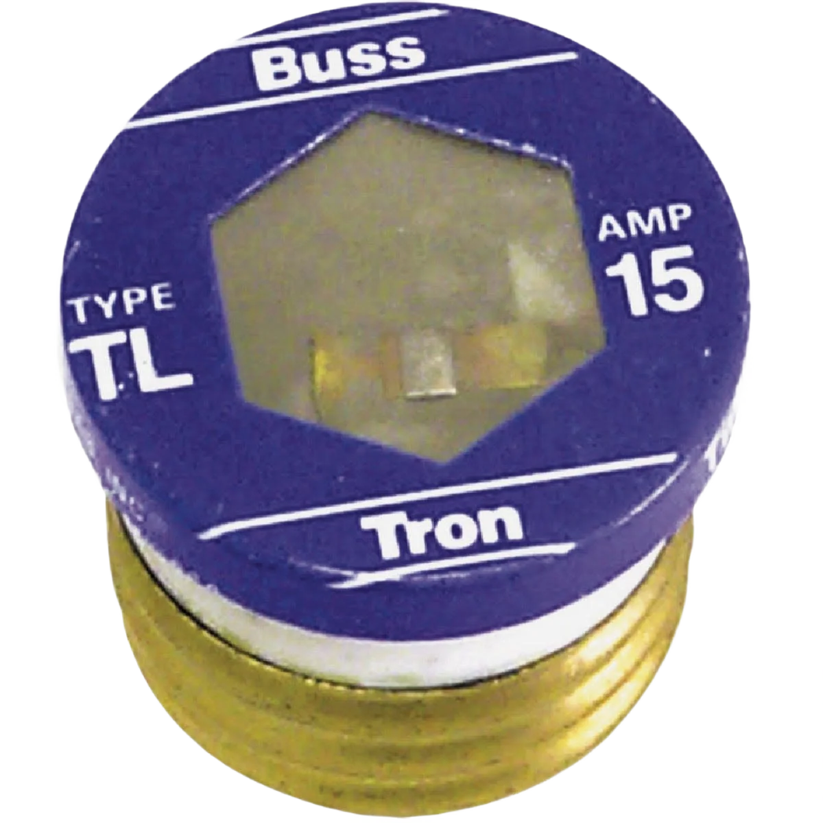 Traditional Bussmann Fuses 15A TL Plug Fuse 3-Pack Prestigious