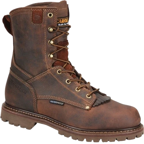 Detailed Carolina Men’s Medium Brown 28 Series Waterproof Logger Boots Size 10.5EE Advanced