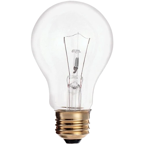 Casual Satco 25 Watt A19 Incandescent Clear Medium Base Light Bulb 2-Pack Sustainable