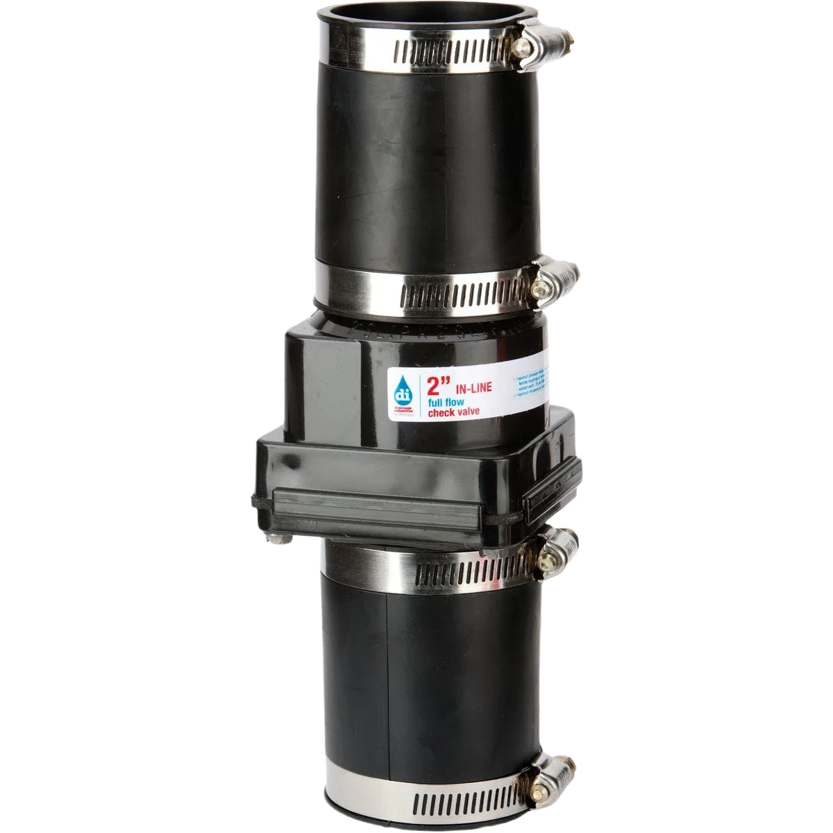 Practical Drainage Industries 2 In. ABS Thermoplastic In-Line Sump Pump Check Valve Artisan