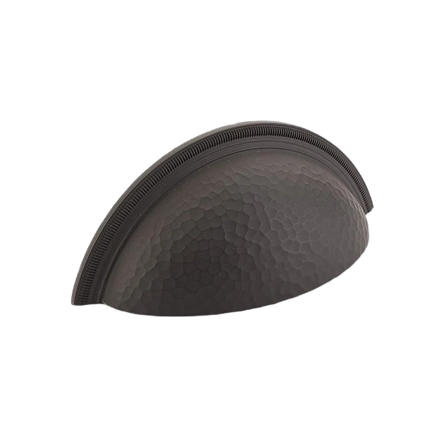 Advanced Schaub Oil Rubbed Bronze Atherton Knurled Edge Cup Pull Expertly Made