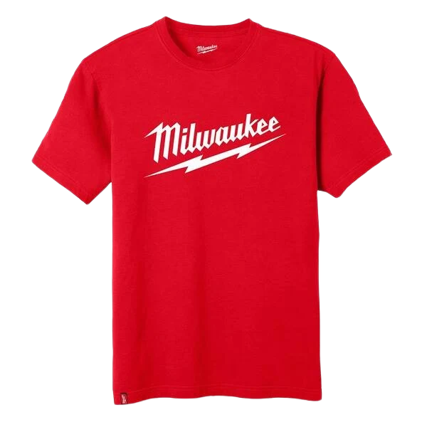 Durable Milwaukee Heavy Duty Tee – Short Sleeve Logo Red XL Original