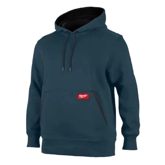 Comfortable Milwaukee FLEX™ Pullover Hoodie – Blue L Professional