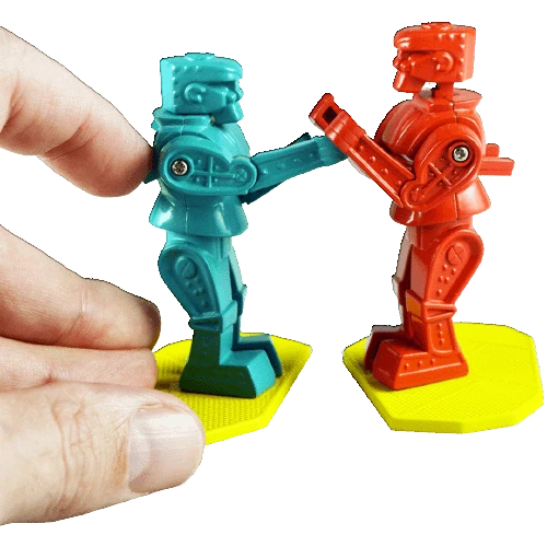 Premium Material World’s Smallest Rock’Em Sock’Em Robots Organic