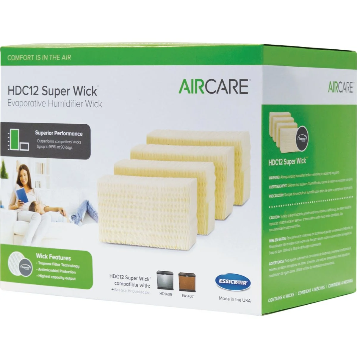 Elite Essick Air Humidifier Wick Filter 4-Pack Elegant