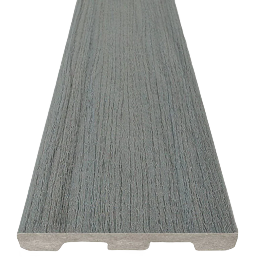 High-Performance TimberTech 16 ft. Prime Collection Grooved Deck Board Sea Salt Gray Enhanced