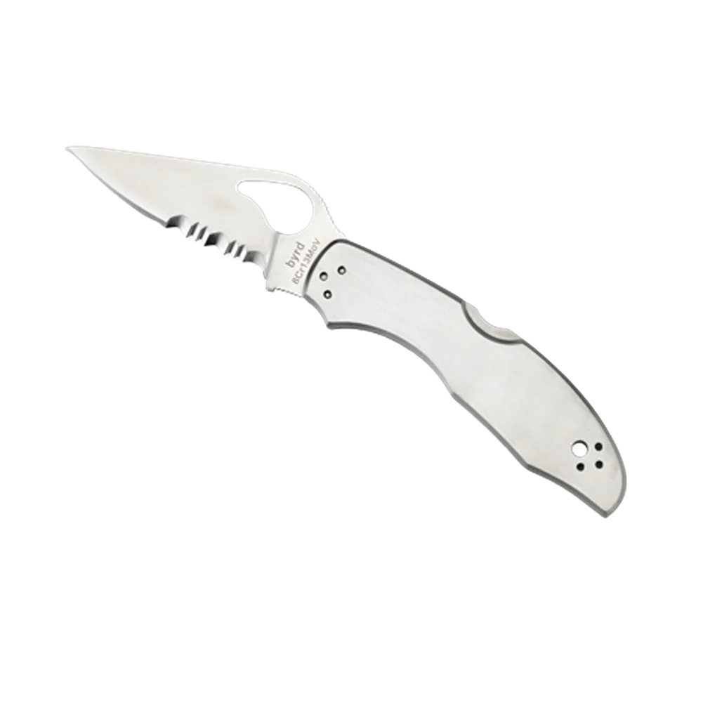 Advanced Spyderco Meadowlark 2 Stainless Steel PlainEdge Knife Functional