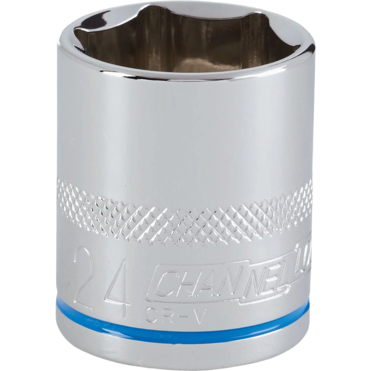 Excellent Channellock 1 2 in. Drive 24mm 6-Point Shallow Metric Socket Enhanced
