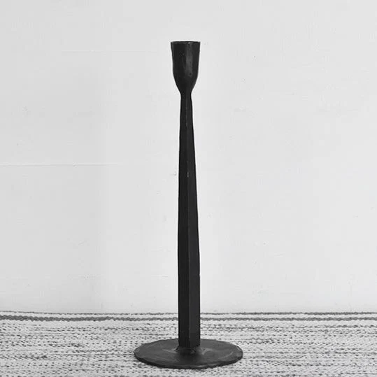 Outstanding PD Home and Garden Black Iron Candle Holder 13 Safe