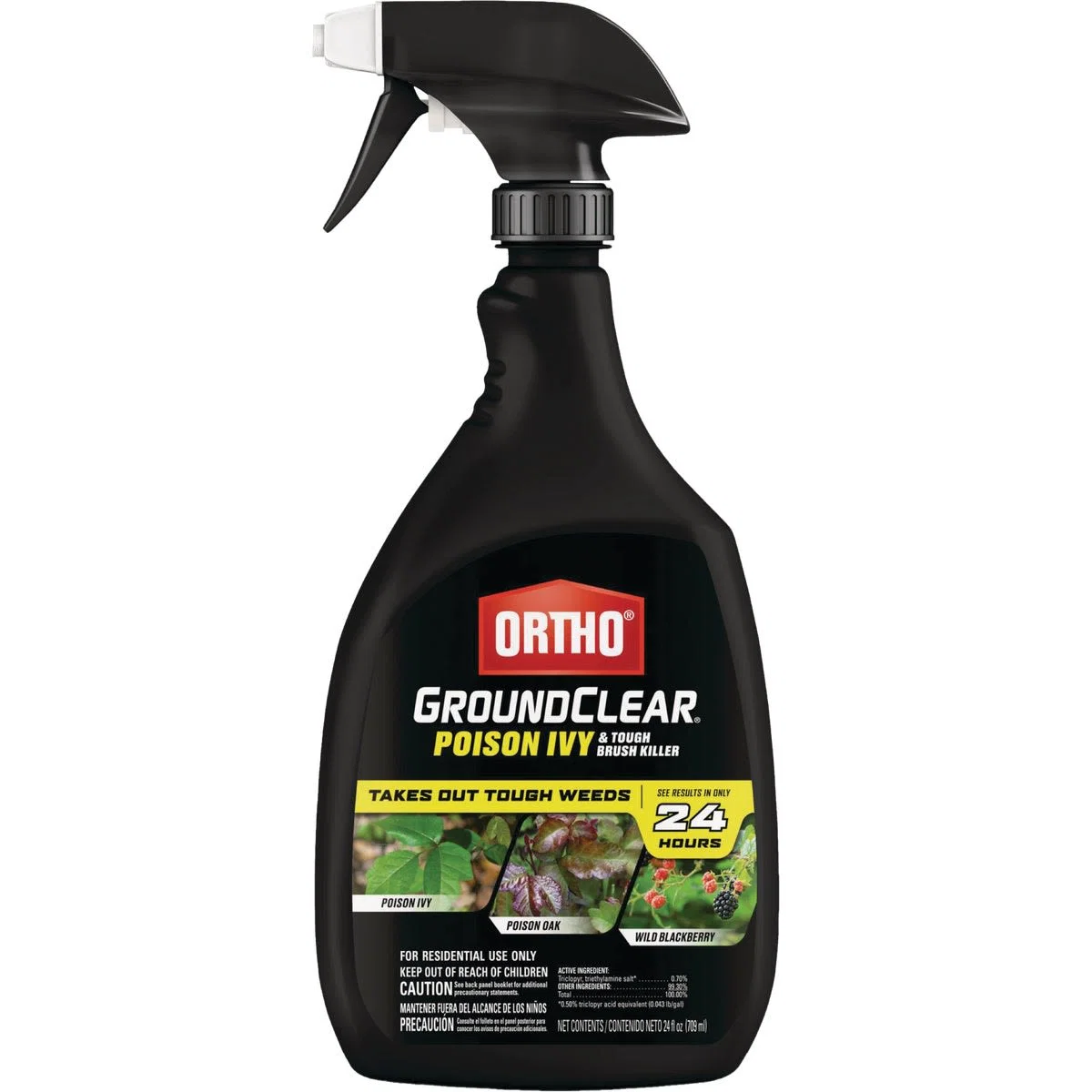 Fast Ortho GroundClear Poison Ivy Tough Brush Killer Spray 24 oz. Top-Quality