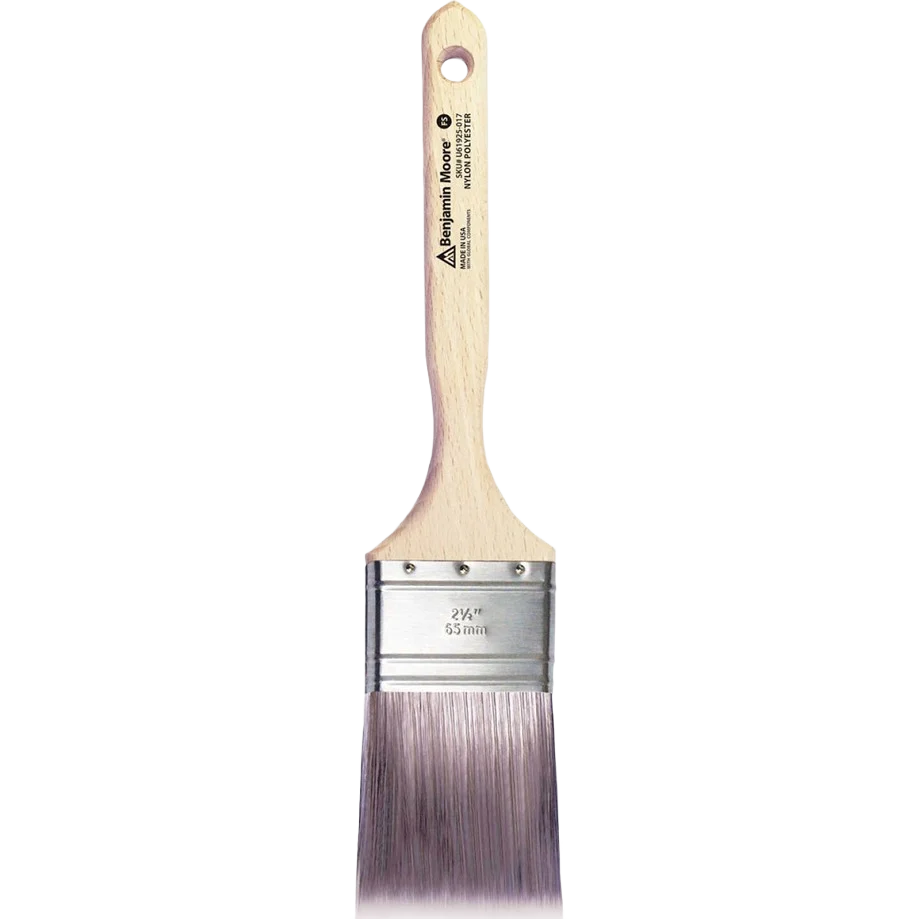 Eco-Friendly Benjamin Moore 2.5-In. Firm Nylon Polyester Flat Sash Paint Brush Proven
