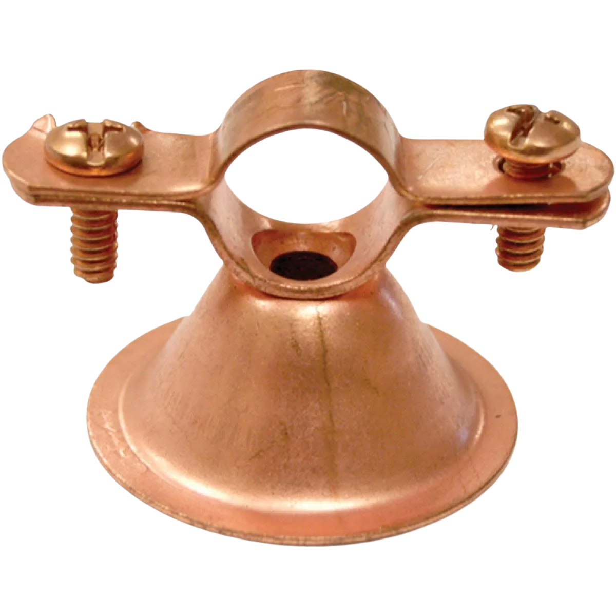 Minimalist ProLine 3 4 In. Bell Type Copper-Coated Steel Pipe Hanger Authentic