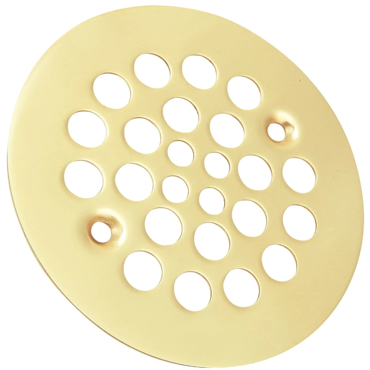 Smooth Do it Polished Brass Shower Drain Strainer Breathable