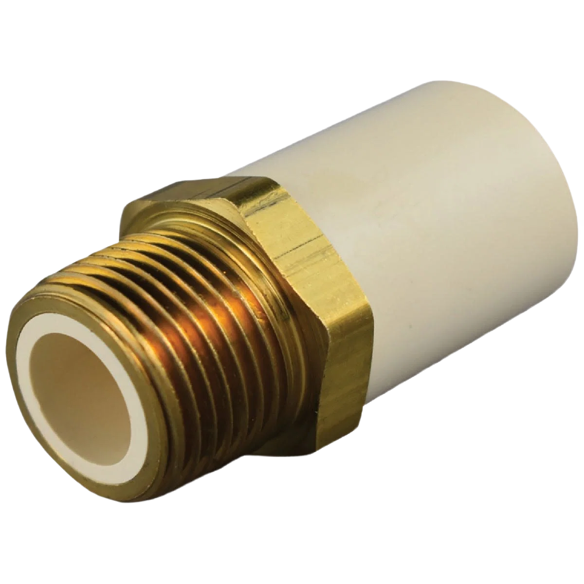 Trendy Charlotte Pipe 1 2 In. Slip x Brass MIP CPVC Transition Adapter Efficient