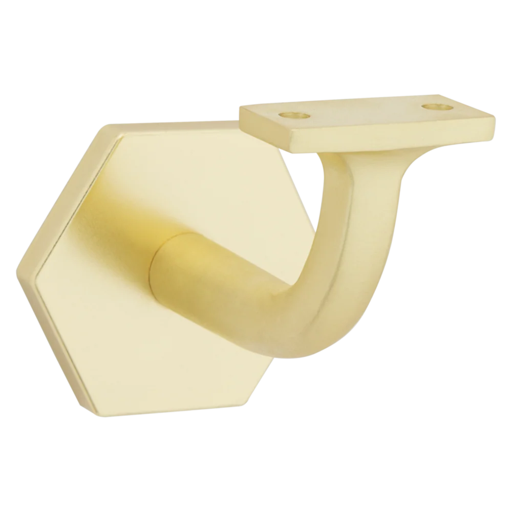 Lightweight National Hardware Powell 3 Brushed Gold Handrail Bracket Authentic