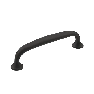 High-Quality Amerock Renown 3 Center-to-Center Matte Black Cabinet Pull Fashionable