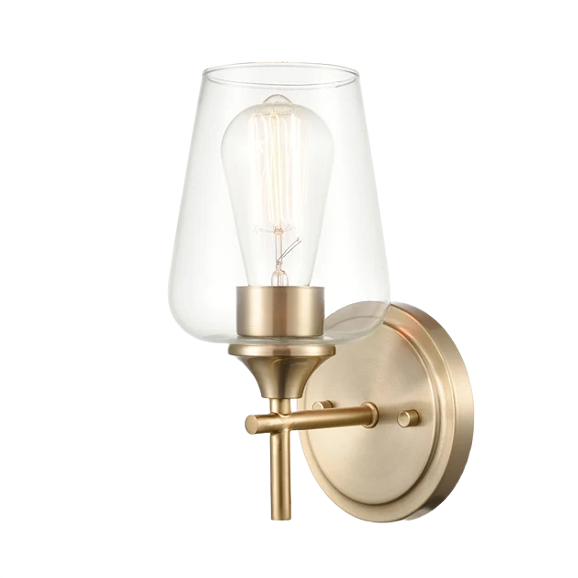 Elegant Millennium Lighting Ashford Modern Gold One Light Vanity Traditional