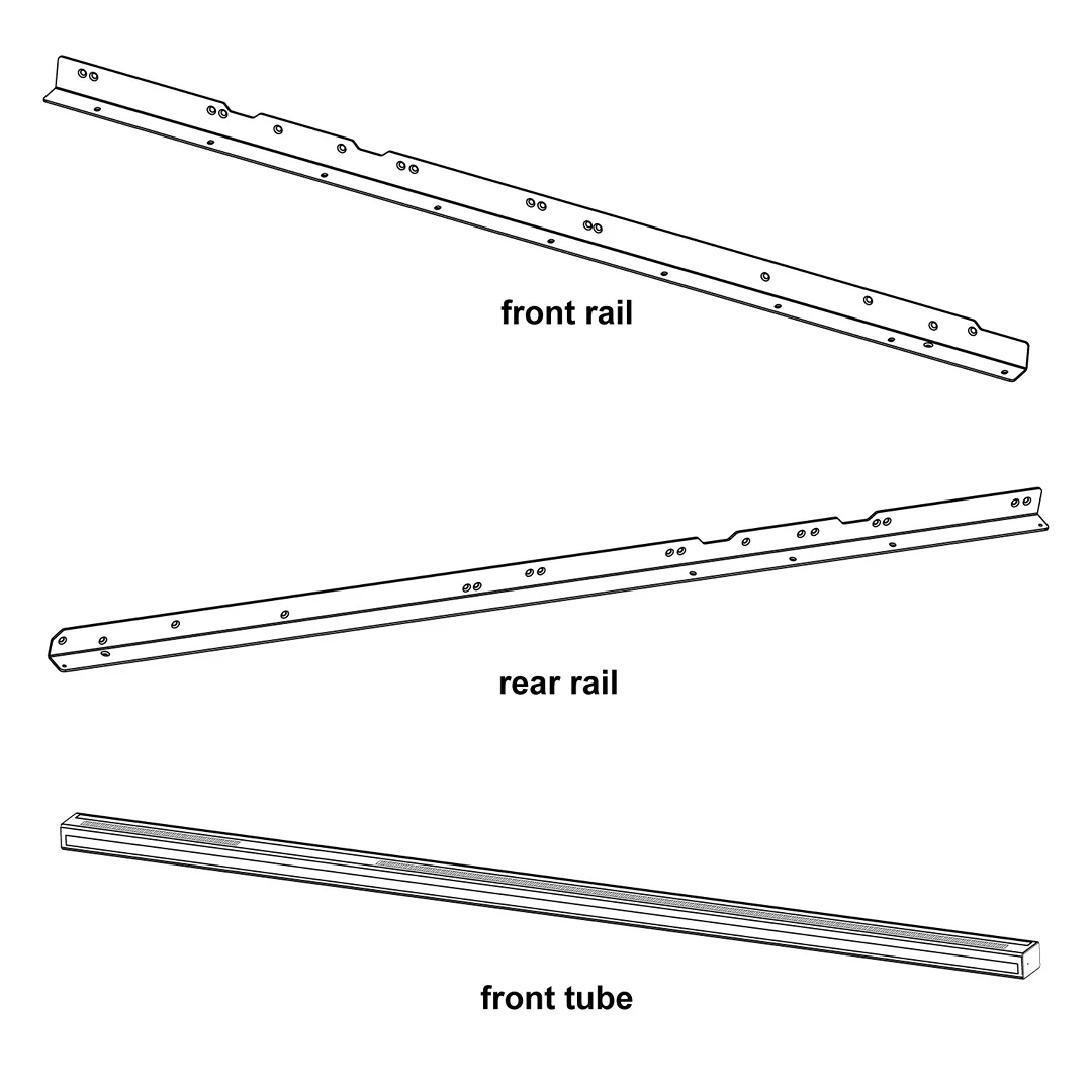 Selected SawStop T-Glide Rails Assembly Pro Series II 36 In. Soft