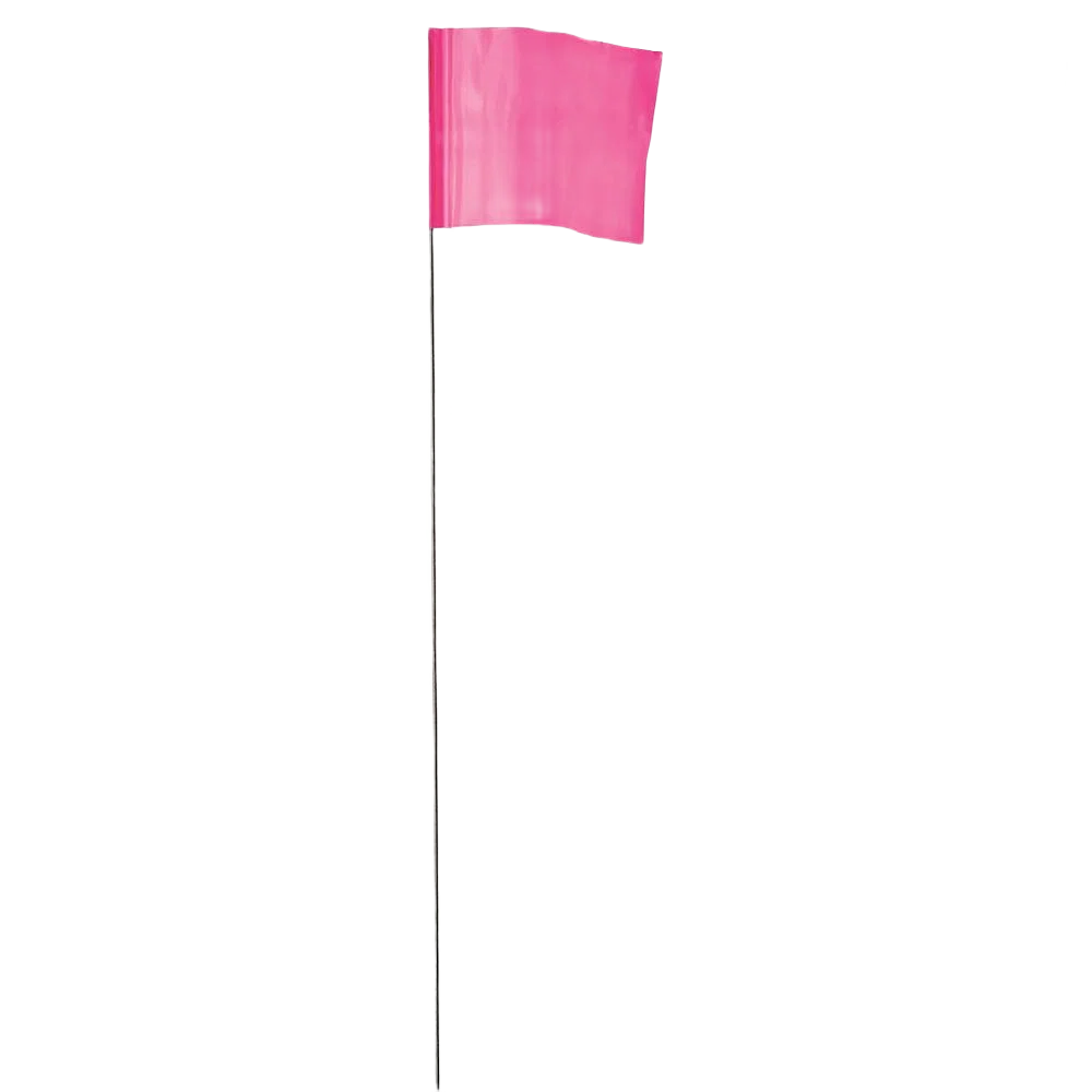 Authentic Empire Pink Stake Flags 100-Pack Enhanced