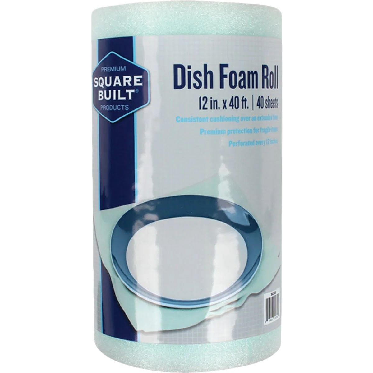 Consistent Square Built 12 In. x 40 ft. Dish Foam Wrap 40 Sheets Optimized