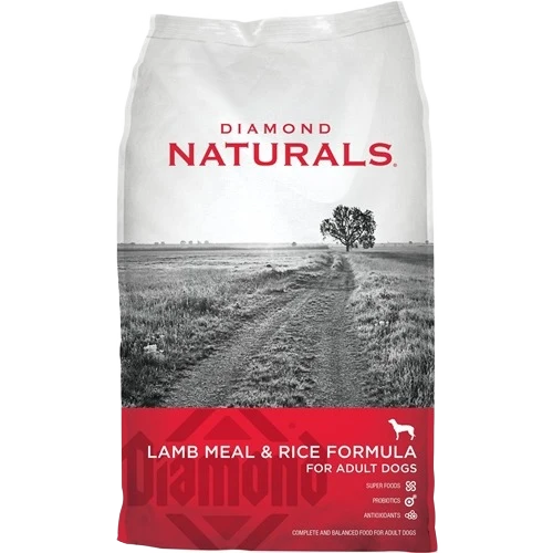 First-Class Diamond Naturals Lamb Meal Rice Formula Adult Dry Dog Food 40 lb. Exceptional