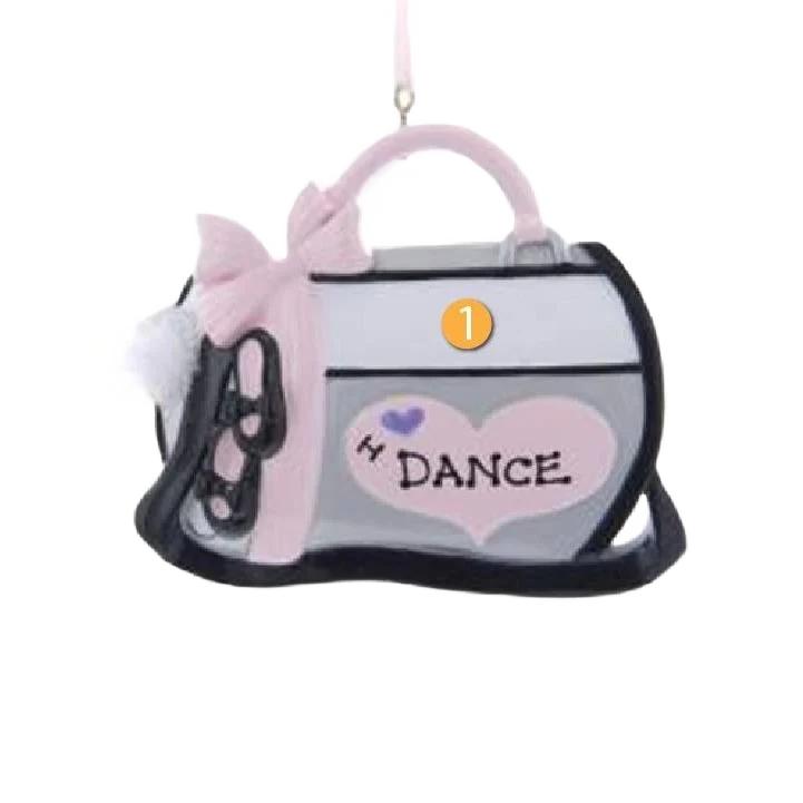 Easy-to-Use Kurt S. Adler Personalized Dance Bag Ornament Smart