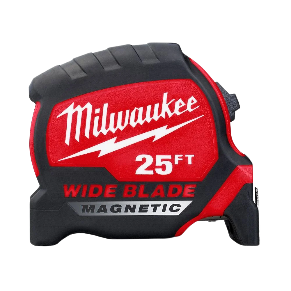 Original Milwaukee 25′ Wide Blade Magnetic Tape Measure Reusable