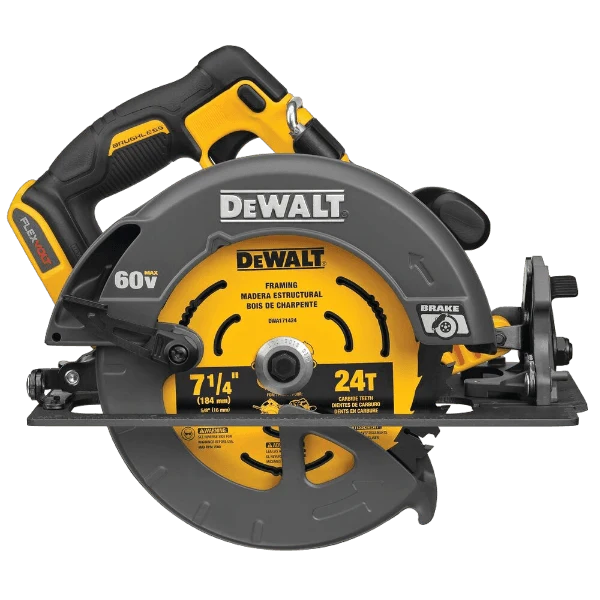 High-Grade DEWALT 60V MAX Cordless 7-1 4 Circular Saw with Electronic Brake Tool Only Recyclable