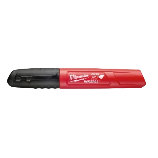 Healthy Milwaukee INKZALL™ Black Chisel Tip Jobsite Marker Original