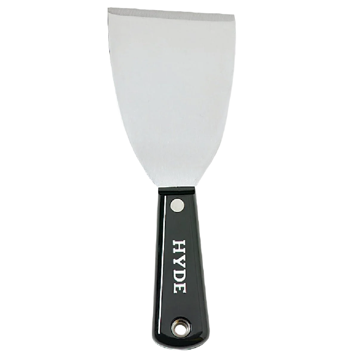 Organic Hyde Black Silver Stiff Chisel Scraper Green
