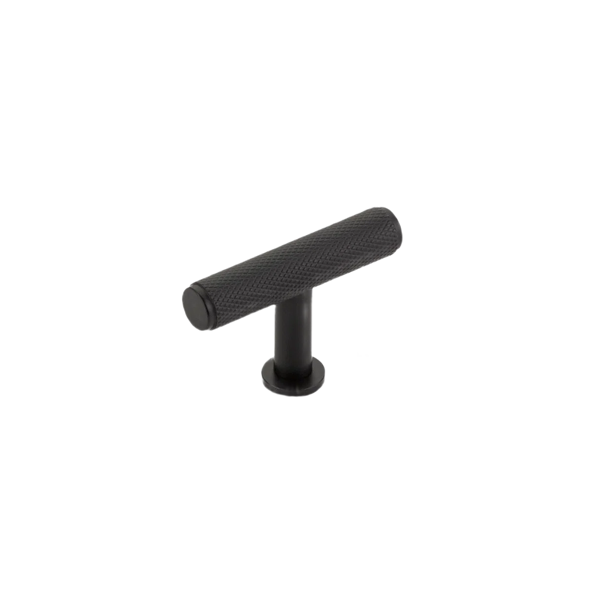 Smart Schaub Pub House Matte Black Knurled Cabinet Knob 2 in. Easy-to-Use