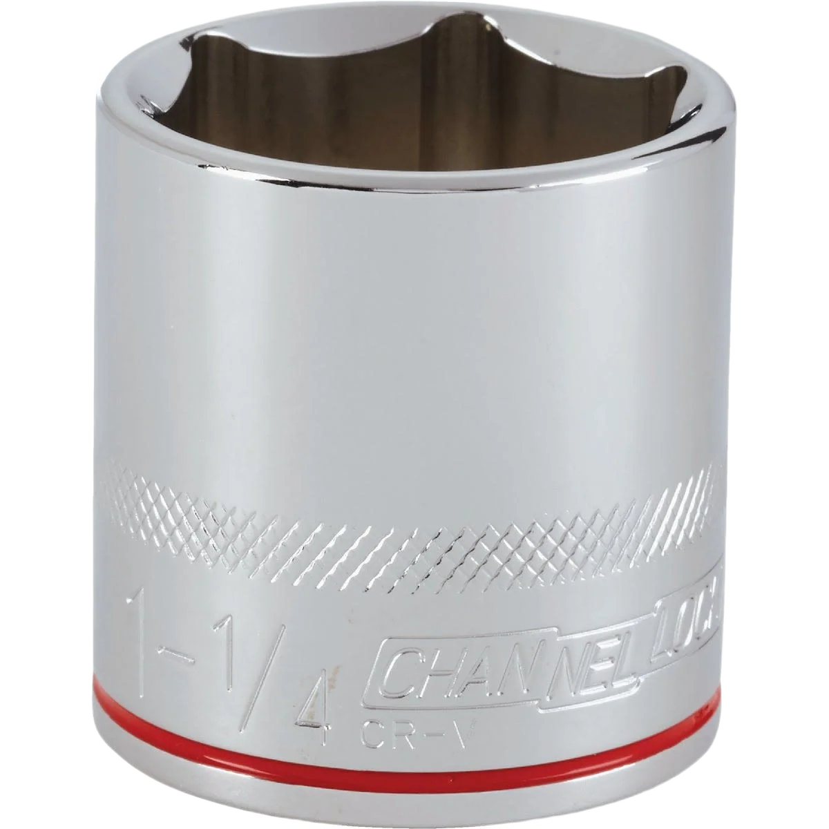 Enhanced Channellock 1 2 in. Drive 1-1 4 in. 6-Point Shallow Standard Socket World-Class