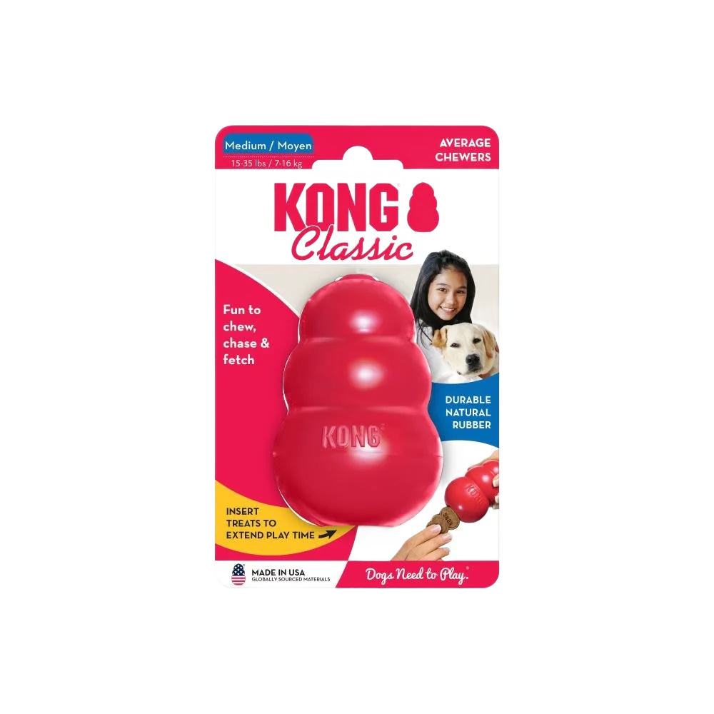 Optimized KONG Medium Classic Puppy Dog Toy Prestigious