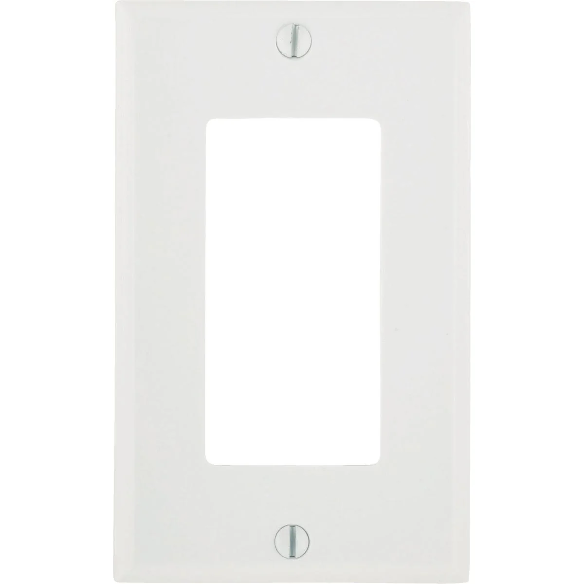 Exceptional Leviton Decora 1-Gang White Smooth Plastic Rocker Decorator Wall Plate Enhanced