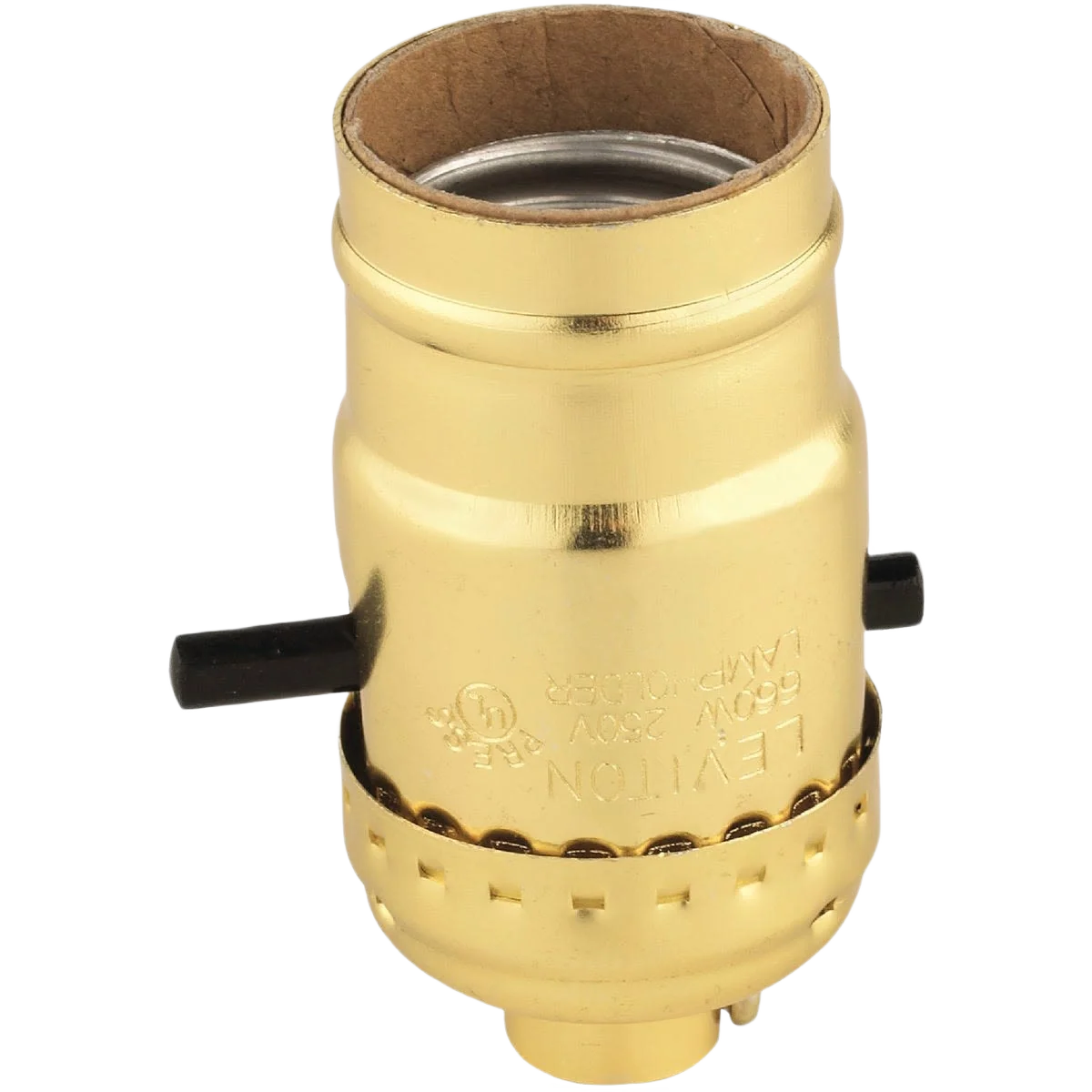 Stylish Leviton Push-Thru Lamp Socket Traditional