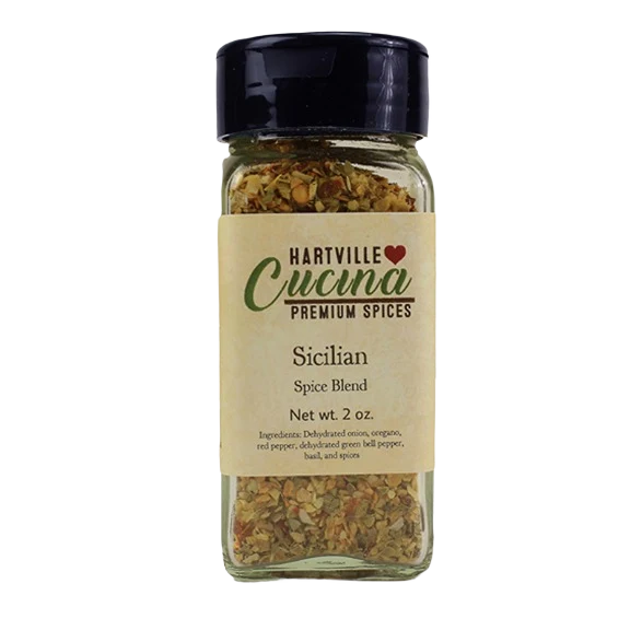 Innovative Hartville Cucina Sicilian Premium Spice Blend 2 oz. Detailed