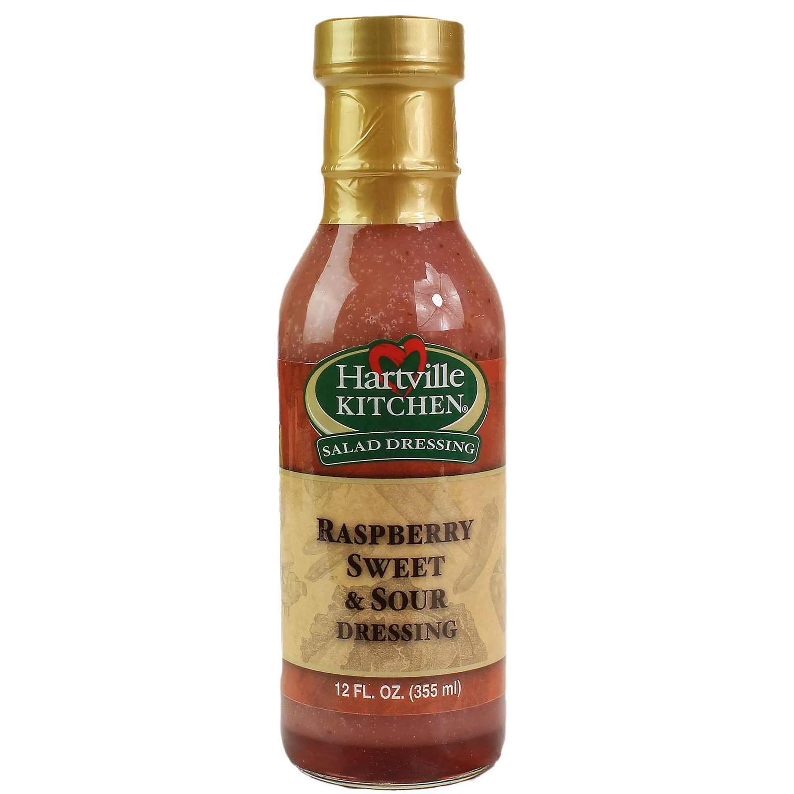 Fast Hartville Kitchen Raspberry Sweet Sour Dressing 12 oz. Recyclable