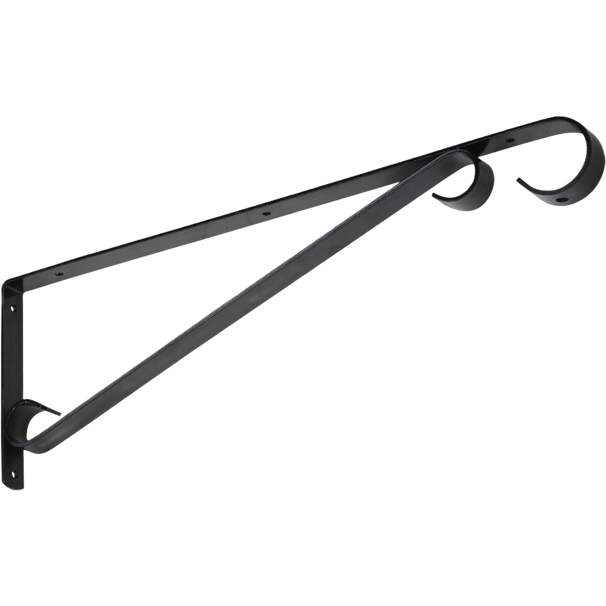 Convenient National Hardware 15 Black Steel Hanging Plant Bracket Responsible