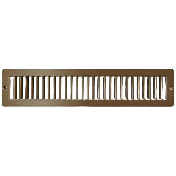 Luxury Famous Supply Breeze33 Brown Toe Space Grille Vent 2 x 14 in. Innovative