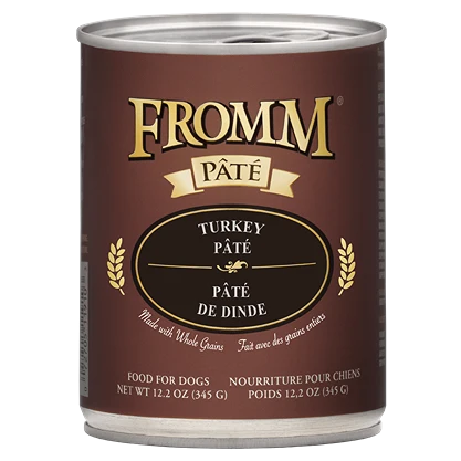 Classic Fromm Gold Turkey Pate Canned Dog Food 12.2 oz. Innovative