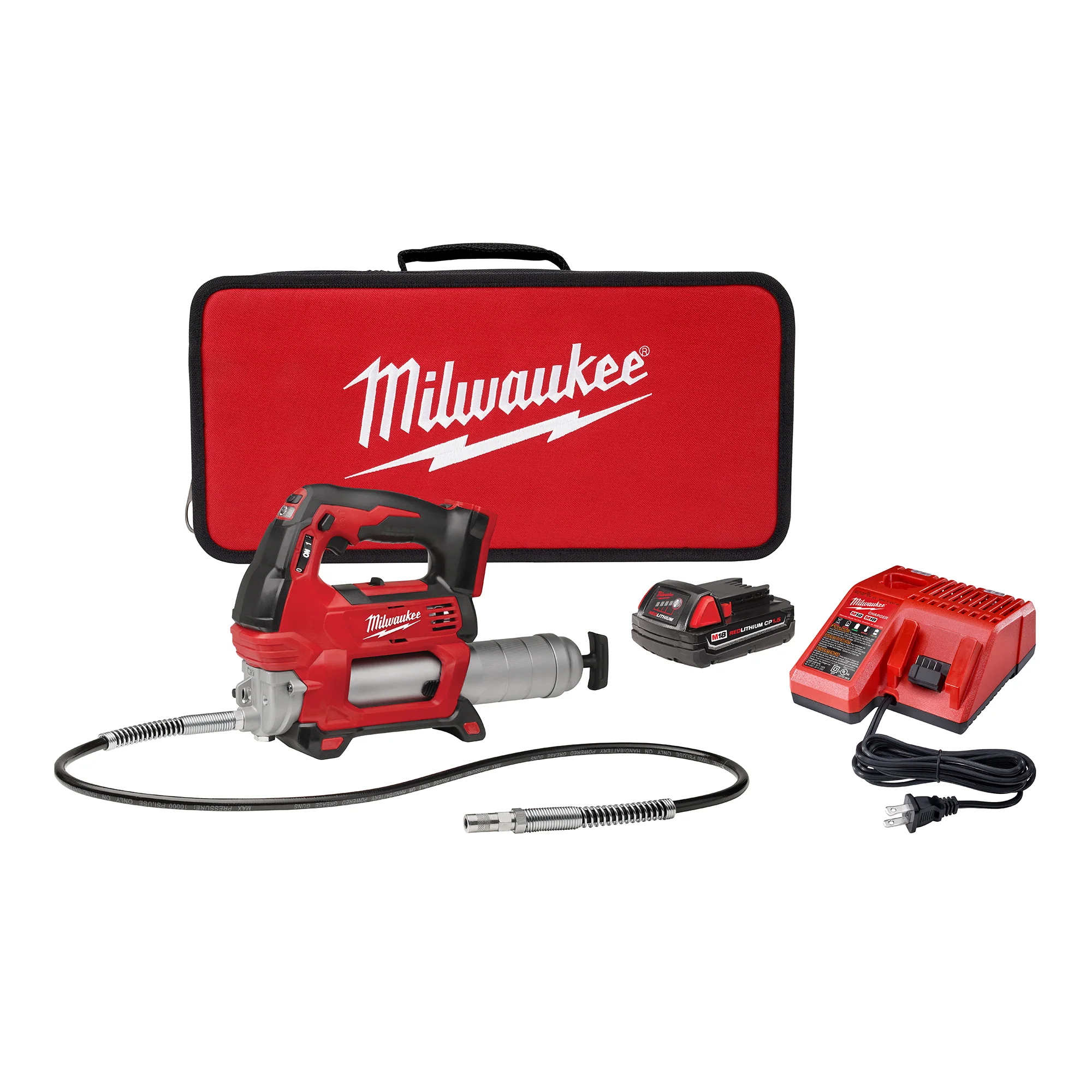 Unique Milwaukee M18™ Cordless 2-Speed Grease Gun Kit Trendy